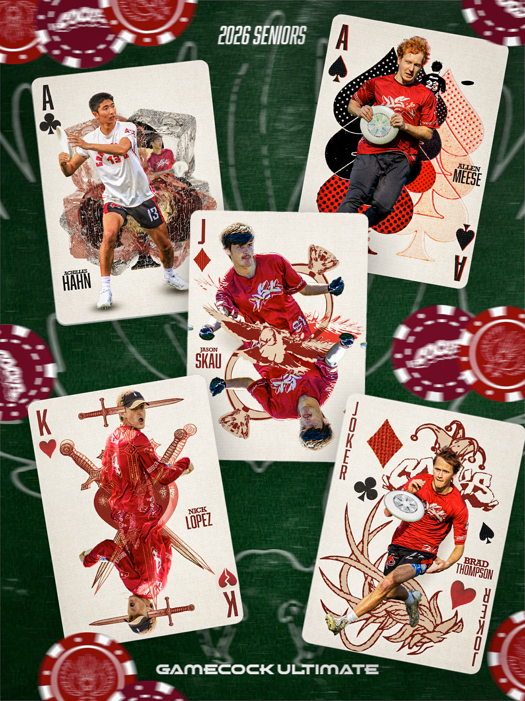 Playing Card Themed Senior Sendoff Post